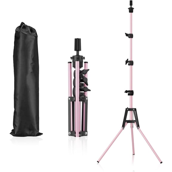Mannequin  Stand, Adjustable Wig Stand, Reinforced Metal Mannequin  Stand for  Hairdressing ,