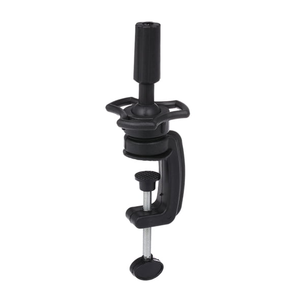 Mannequin Training Head Stand Wig Holder Stand Desk Table Clamp Metal Hair Accessory Tool