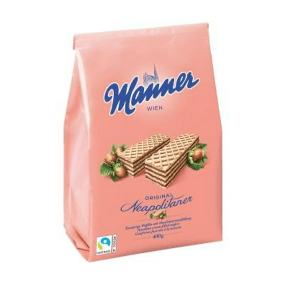 Manner Hazelnut Wafer Bag 400g
