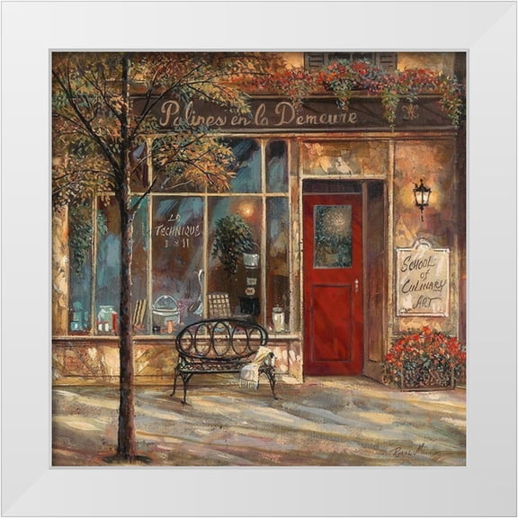 Manning, Ruane 12x12 White Modern Wood Framed Museum Art Print Titled - Culinary School