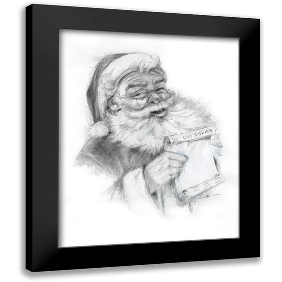 Manning, Ruane 12x14 Black Modern Framed Museum Art Print Titled - Believe