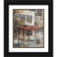 thumbnail image 1 of Manning, Ruane 12x14 Black Ornate Wood Framed with Double Matting Museum Art Print Titled - Coffee House Ambience, 1 of 4