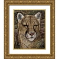 thumbnail image 1 of Manning, Ruane 12x14 Gold Ornate Wood Framed with Double Matting Museum Art Print Titled - Elusive Encounter, 1 of 4