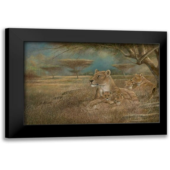 Manning, Ruane 14x11 Black Modern Framed Museum Art Print Titled - Winds of Change
