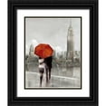 thumbnail image 1 of Manning, Ruane 20x24 Black Ornate Wood Framed with Double Matting Museum Art Print Titled - Modern Couple in NY, 1 of 4