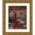 thumbnail image 1 of Manning, Ruane 20x24 Gold Ornate Wood Framed with Double Matting Museum Art Print Titled - Romantic Interlude, 1 of 4