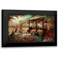 thumbnail image 1 of Manning, Ruane 24x17 Black Modern Framed Museum Art Print Titled - The River Cafe, 1 of 5