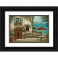 thumbnail image 1 of Manning, Ruane 24x17 Black Ornate Wood Framed with Double Matting Museum Art Print Titled - Ombrello Rosso, 1 of 4