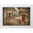 thumbnail image 1 of Manning, Ruane 24x17 White Modern Wood Framed Museum Art Print Titled - Quaint Cafe, 1 of 4