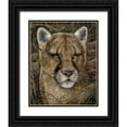 thumbnail image 1 of Manning, Ruane 26x32 Black Ornate Wood Framed with Double Matting Museum Art Print Titled - Elusive Encounter, 1 of 4
