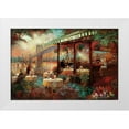 thumbnail image 1 of Manning, Ruane 32x23 White Modern Wood Framed Museum Art Print Titled - The River Cafe, 1 of 4
