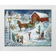 thumbnail image 1 of Manning, Ruane 32x26 White Modern Wood Framed Museum Art Print Titled - Sleigh Ride, 1 of 4