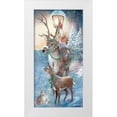 thumbnail image 1 of Manning, Ruane 9x14 White Modern Wood Framed Museum Art Print Titled - Reindeer and Friends, 1 of 4
