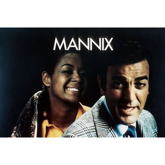 Mannix Mike Connors Gail Fisher 24x36 Poster