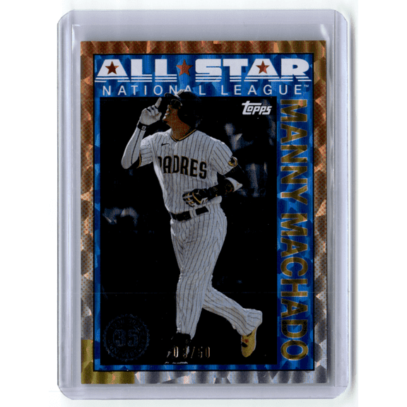 Manny Machado 2025 Topps Silver Pack Gold Mojo Refractor 03/50 #90AS-44 Baseball Card