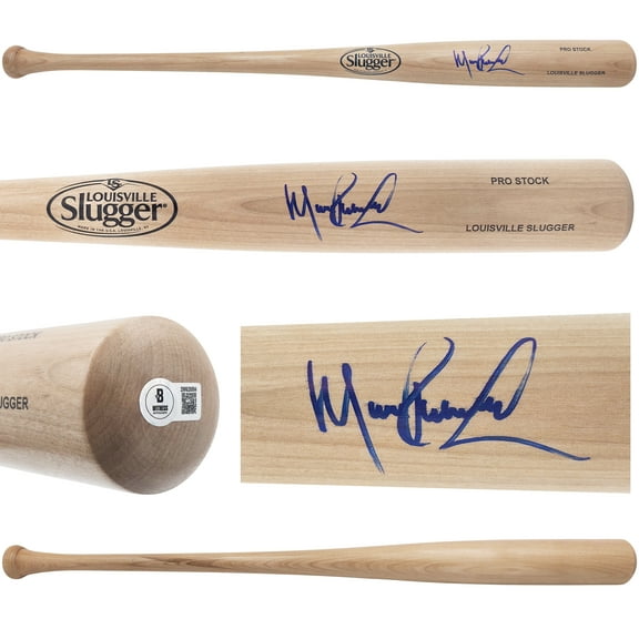 Manny Ramirez Autographed Blonde Louisville Slugger Pro Stock Baseball Bat Boston Red Sox Beckett BAS Witness 241442