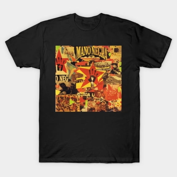 Mano Negra Amerika Perdida Album 1991 Funny French Rock Band Retro Graphic G1485 T-Shirt, for men and women, Up to Size 5XL