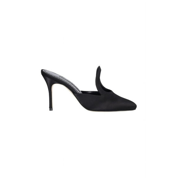 Manolo Blahnik "Fugati" Mules Black (Women's)