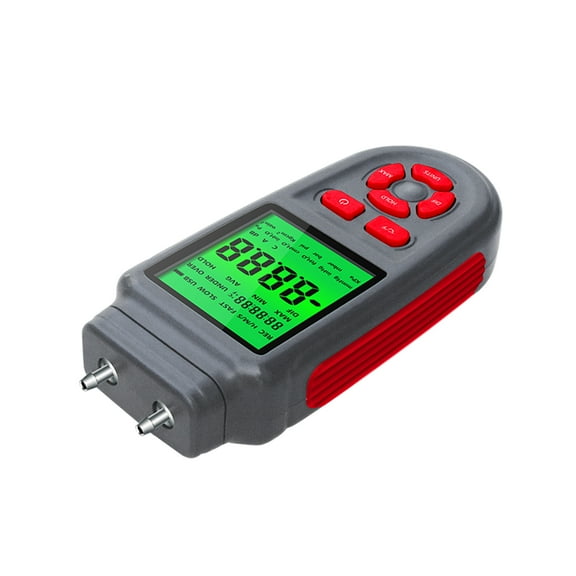 Manometer,Or Usb Cable Differential Pressure With Port Air Pressure With Lcd Display Manometer Dual Port Tester Differential Pressure Usb Cable Powered Display Battery Or Air Pressure Tester
