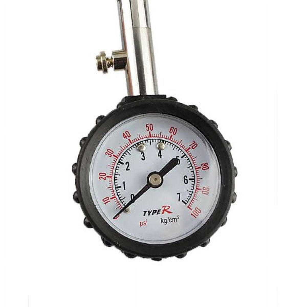 Manometer Tyre Gauge Swivel Angle Chuck Tire Pressure Gauge Car Tire ...
