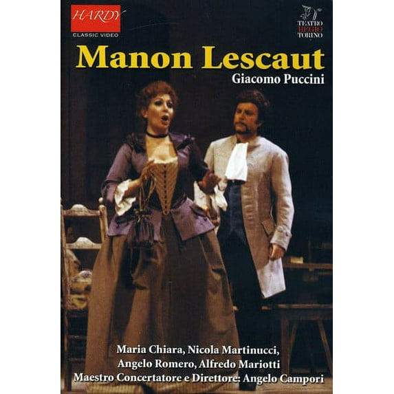 Manon Lescaut (DVD), Hardy Classics DVD, Music & Performance