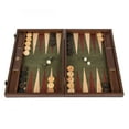 thumbnail image 1 of Manopoulos Green Cork 19 inch Backgammon Set, 1 of 5