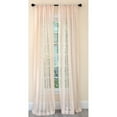 thumbnail image 1 of Manor Luxe Bella Bella Sheer Single Curtain Panel Champagne 54" w x 96" l 96 Inches, 1 of 5
