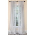 thumbnail image 1 of Manor Luxe Bella Bella Sheer Single Curtain Panel Grey 54" w x 120" l 120 Inches, 1 of 5
