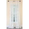 thumbnail image 1 of Manor Luxe Ella Embroidered Sheer Single Curtain Panel 52" w x 96" l 96 Inches, 1 of 4