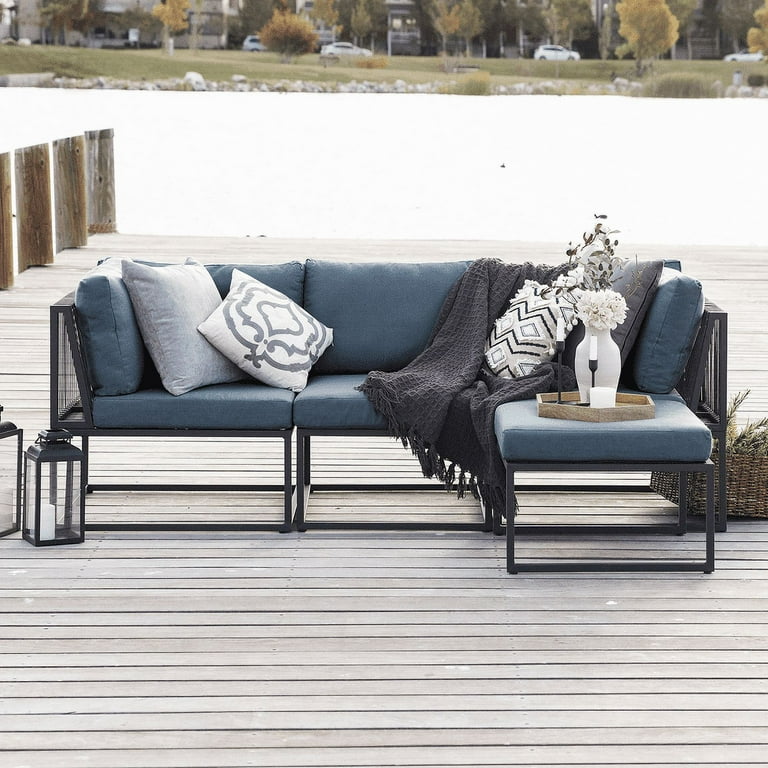 Outdoor sectional metal frame sale