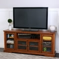 thumbnail image 1 of Manor Park Contemporary Tall TV Stand for TVs up to 78" - Brown, 1 of 4