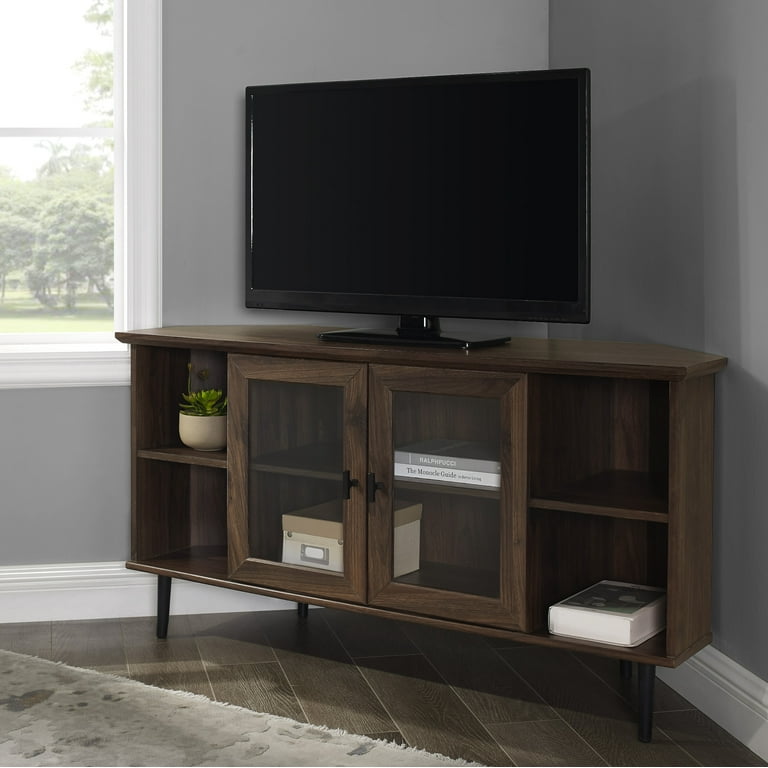 Manor park corner tv stand outlet for tvs up to 65 inch