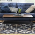thumbnail image 1 of Manor Park Industrial Modern Wood Coffee Table, Dark Walnut, 1 of 9