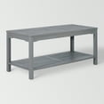 thumbnail image 1 of Manor Park Outdoor Acacia Wood Patio Coffee Table, Grey Wash, 1 of 7