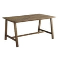 thumbnail image 1 of Manor Park Outdoor Modern Dining Table, Dark Brown, 1 of 7