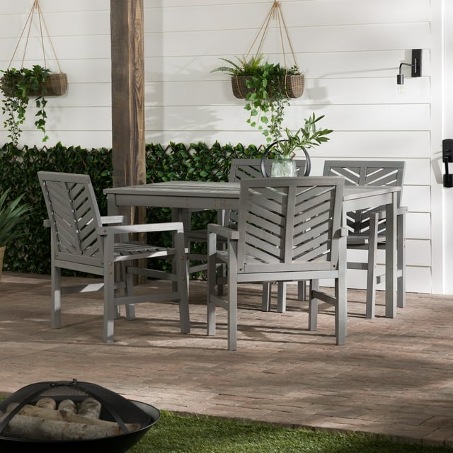 Manor Park Outdoor Patio Dining Set, 5 Piece, Multiple Colors and