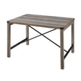 thumbnail image 1 of Manor Park Rustic Farmhouse Dining Table, Grey Wash, 1 of 8