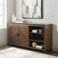 thumbnail image 1 of Walker Edison Transitional 2 Door Sideboard, Dark Walnut, 1 of 9
