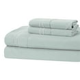 thumbnail image 1 of Manor Ridge Traditional Aqua Microfiber, Polyester Sheet Sets, Full, (4 Pieces), 1 of 3