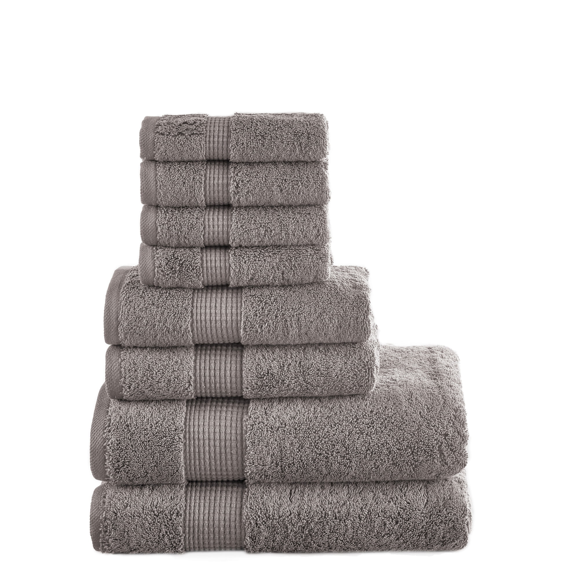 Mosobam 700 GSM Luxury 8pc Large Oversized Bathroom Set, Light Grey, 2 Bath  Towels 30X58 2 Hand Towels 16X30 4 Face Washcloths (Wash Cloth) 13X13,  Turkish Towel… in 2023