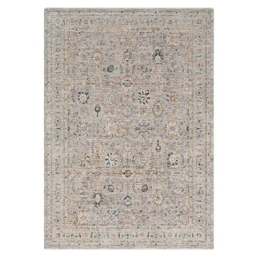 Manor Sarouk Area Rug - Charcoal, 7'10"x10'