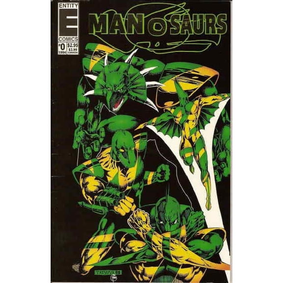 Manosaurs #0 VF ; Entity Comic Book