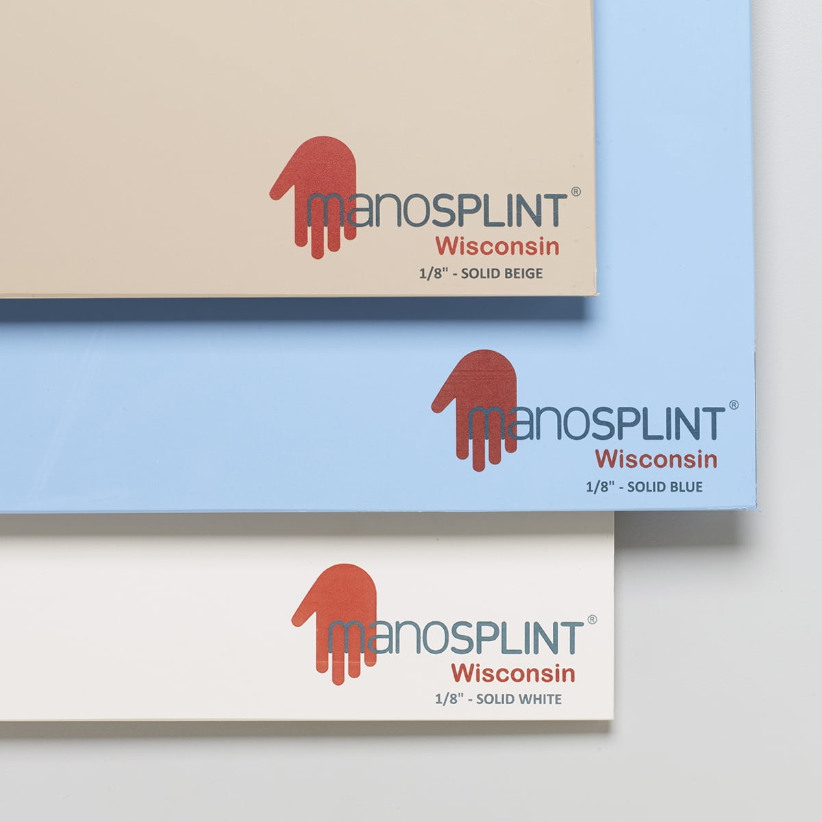 Manosplint Wisconsin 1/8" x 12" x 18" 1% Perf Blue, 1 sheet