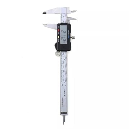 ManovrutiWaterproof Digital Vernier Caliper – Stainless Steel Electronic Measuring Tool (0–150mm / 0–6 Inch) with LCD Display, Inch/MM Conversion (150mm digital caliper)