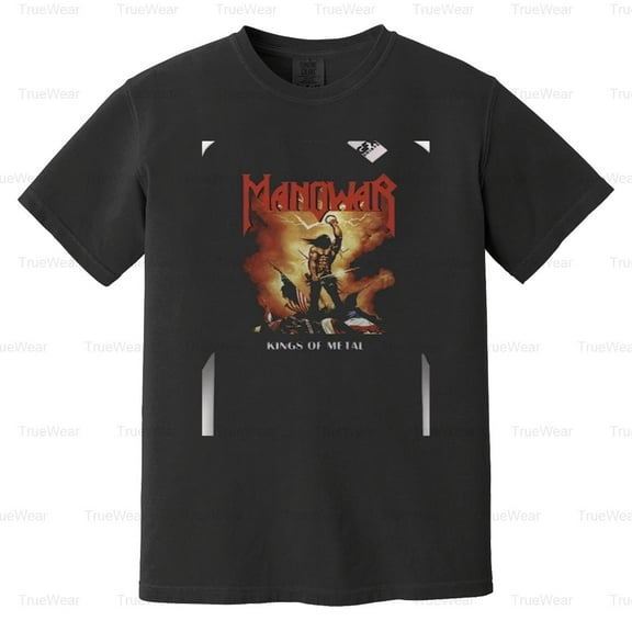 Manowar, Kings Of Heavy Metal, Rock Concert Tour, Long Sleeve, Power, Band Comfort Color T-Shirt Unisex, up to 4XL