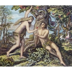 Mans Shameful Fall Julius Schnorr Von Carolsfeld 1749-1872 German Poster Print - 18 x 24 in.