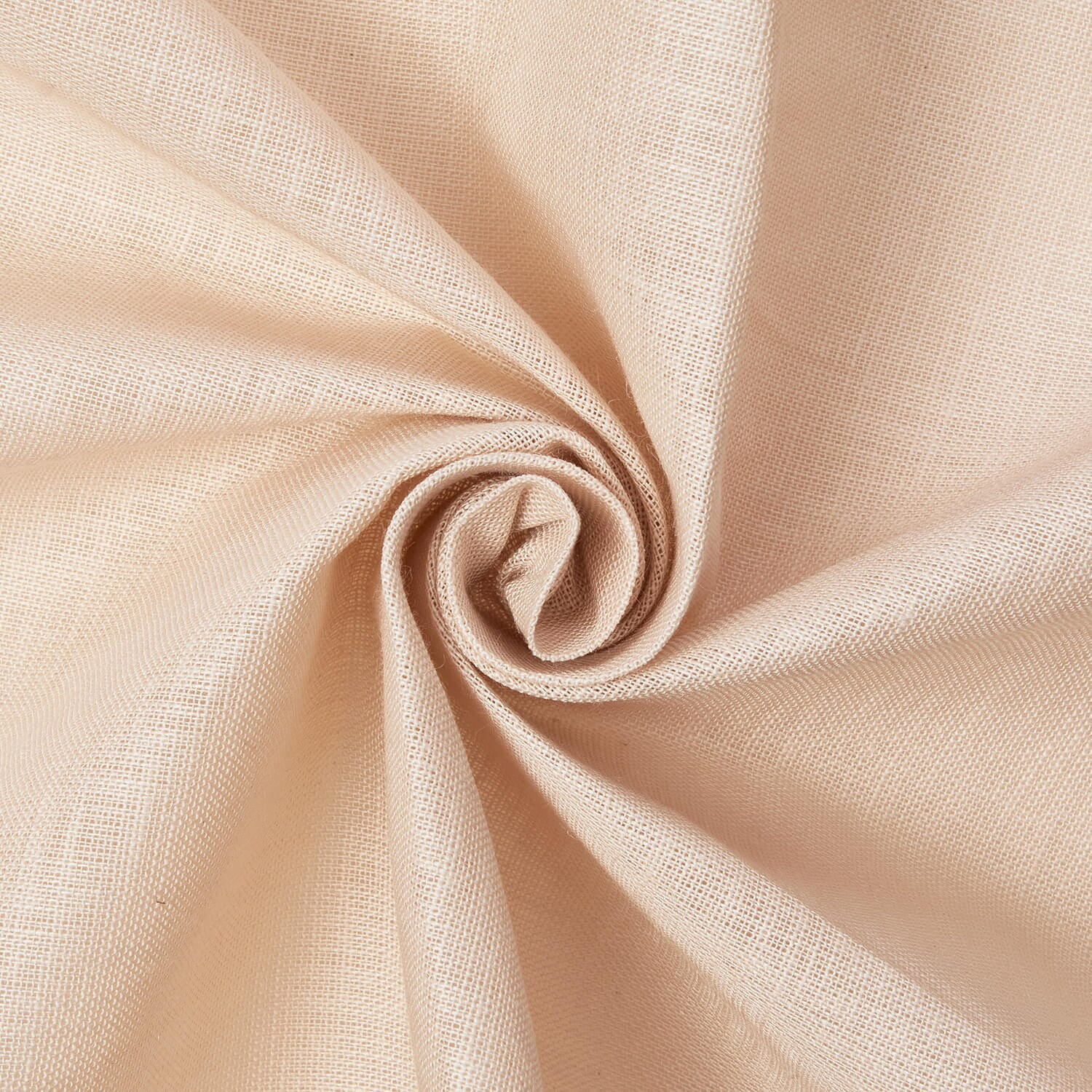 Mansa (4.1 oz) 100% Hypoallergenic Cotton Woven Linen Look 55/56" Fabric By The Yard - Natural, 10 Yards