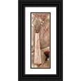 thumbnail image 1 of Mansart, Veronique 11x24 Black Ornate Wood Framed with Double Matting Museum Art Print Titled - Zen attitude I, 1 of 4