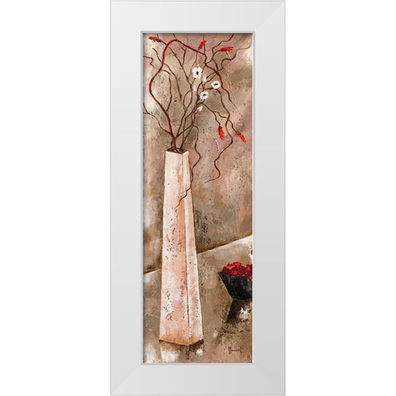 Mansart, Veronique 7x14 White Modern Wood Framed Museum Art Print Titled - Zen attitude I