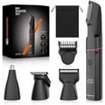 thumbnail image 1 of Manscape  Hair Trimmer for Men,  Pubic, Groin & Ball , No-Nick Mens Electric  Kit with LED Display, USB Rechargeable, Adjustable Guide Comb, 1 of 6